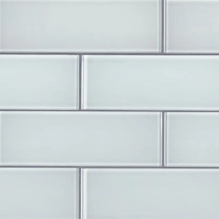 MSI Surfaces Backsplash Ice Beveled Subway Glass Tile 3X9 - Plumbing Market