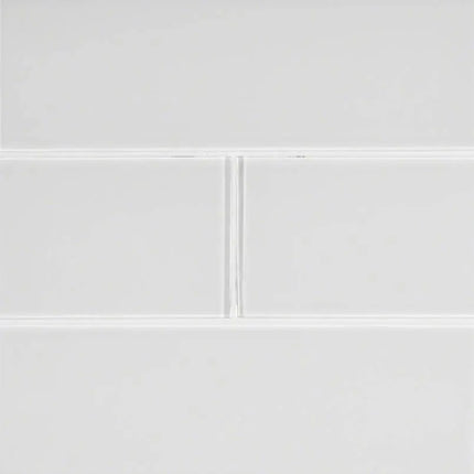 MSI Surfaces Backsplash Ice Glass Mosaic Subway Tile 4X12 - Plumbing Market