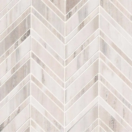 MSI Surfaces Backsplash Palisandro Marble Chevron Tile Polished - Plumbing Market