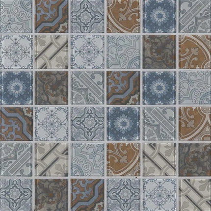 MSI Surfaces Backsplash Pasadena Glass Tile 2X2 - Plumbing Market