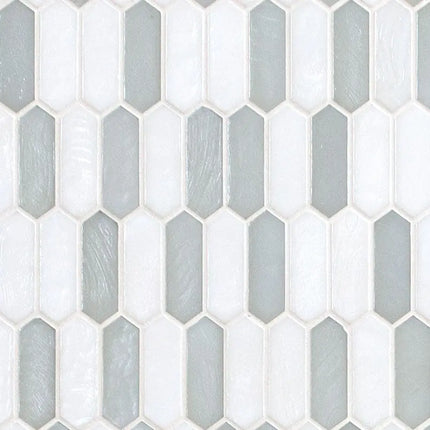 MSI Surfaces Backsplash Pixie Cloud Picket Pattern Glass Tile 6mm - Plumbing Market