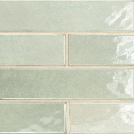 MSI Surfaces Backsplash Renzo Jade Glossy Ceramic Tile 3X12 - Plumbing Market
