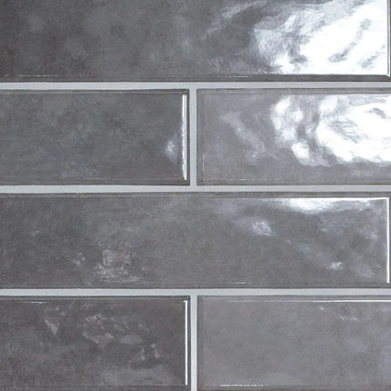 MSI Surfaces Backsplash Renzo Storm Glossy Ceramic Tile 3x12 - Plumbing Market