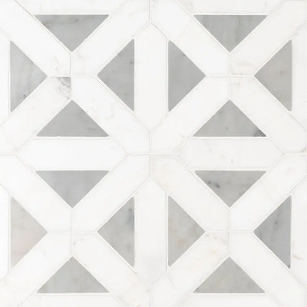MSI Surfaces Bianco Dolomite Geometrica Mosaic SMOT-BIANDOL-GEOP - Plumbing Market