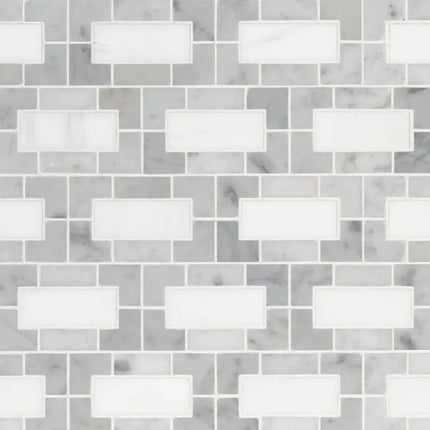 MSI Surfaces Bianco Dolomite Lynx Mosaic SMOT-BIANDOL-LYNXP - Plumbing Market
