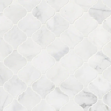 MSI Surfaces Calacatta Cressa Arabesque Mosaic SMOT-CALCRE-ARABESQ - Plumbing Market