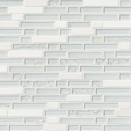 MSI Surfaces Delano Blanco Stone Glass Tile SMOT-SGLS-DELBLA6MM - Plumbing Market