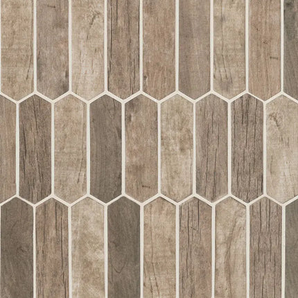 MSI Surfaces Driftwood Picket Glass Tile SMOT-GLSPK-DRIFT6MM - Plumbing Market