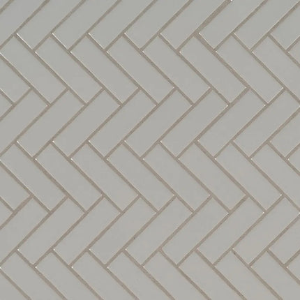 MSI Surfaces Gray Glossy Herringbone 6Mm SMOT-PT-RETGRA-HB - Plumbing Market