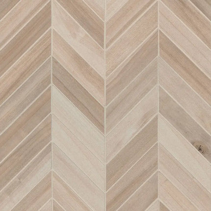 MSI Surfaces Havenwood Beige Chevron 12X15 Mosaic NHAVBEICHE12X15 - Plumbing Market
