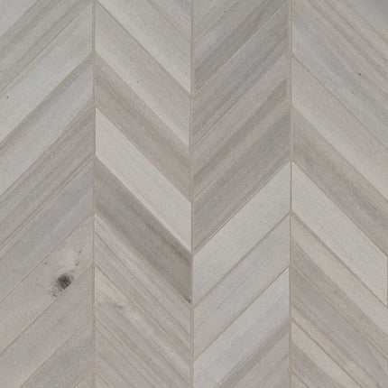 MSI Surfaces Havenwood Platinum Chevron 12X15 Mosaic NHAVPLACHE12X15 - Plumbing Market