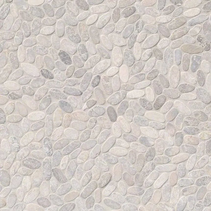 MSI Surfaces Sliced Ash Pebbles Mesh Backed SMOT-PEB-ASH - Plumbing Market