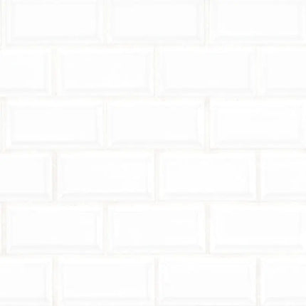 MSI Surfaces White 2X4 Beveled Glossy SMOT-PT-RETBIA-2X4BG - Plumbing Market