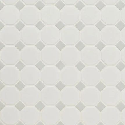 MSI Surfaces White And Gray Matte 2" Octagon SMOT-PT-RETBIAGRA-2OCTM - Plumbing Market