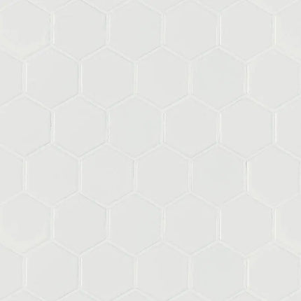 MSI Surfaces White Matte 2" Hex 6Mm SMOT-PT-RETBIA-2HEX - Plumbing Market