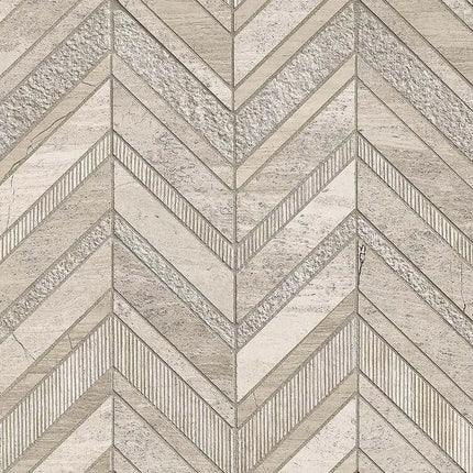 MSI Surfaces White Quarry Chevron SMOT-WQ-CHEVRON10MM - Plumbing Market