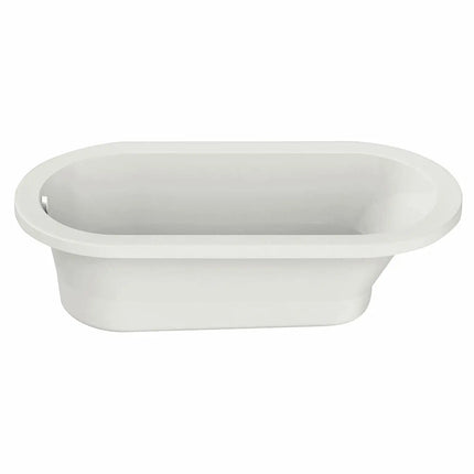 Maax Aigo 72 x 36 Acrylic Undermount End Drain Combined Hydrofeel & Aerofeel Bathtub in White 102788-056-001 - Plumbing Market