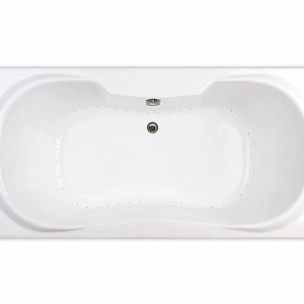 Maax Cambridge 72 x 36 Acrylic Drop-in Center Drain Hydrosens Bathtub in White 101227-107-001-000 - Plumbing Market