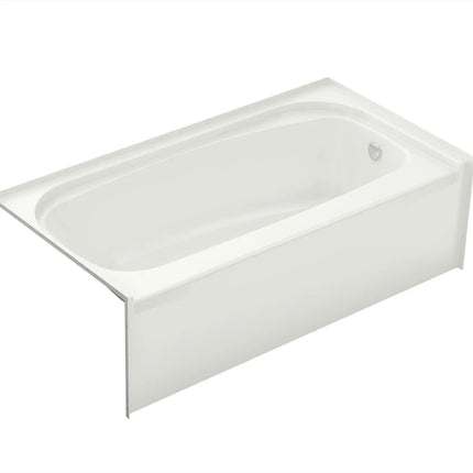 Maax Essence TO-6030 AcrylX Alcove Right-Hand Drain Bathtub in White 148008-000-002-285 - Plumbing Market