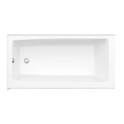 Maax Nomad Corner 6032 AFR AcrylX Corner Right-Hand Drain Bathtub in White 106826-000-002-102 - Plumbing Market