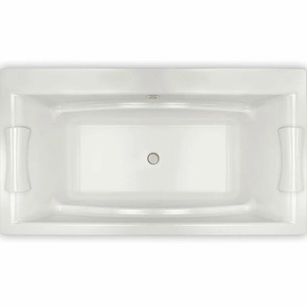 Maax Optik C 66 x 36 Acrylic Drop-in Center Drain Aerofeel Bathtub in White 105743-055-001-000 - Plumbing Market