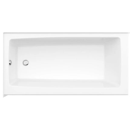 Mackenzie Corner 6030 AFR AcrylX Corner Left-Hand Drain Bathtub in White - Plumbing Market