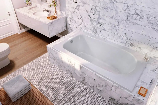 Mirolin Marlowe Drop In 60 x 36 x 20 Bathtub BO612W - Plumbing Market