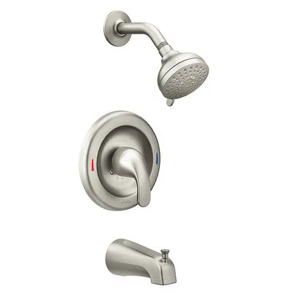 Moen Adler Spot Resist Brushed Nickel Posi-Temp® Tub/Shower 82603SRN - Plumbing Market