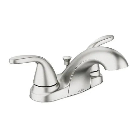 Moen Adler Spot Resist Brushed Nickel Two-Handle Bathroom Faucet 84603SRN - Plumbing Market