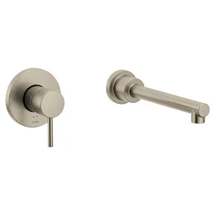 Moen Align Brushed Nickel One-Handle Non Diverter Wallmount Tub Filler WT391BN - Plumbing Market