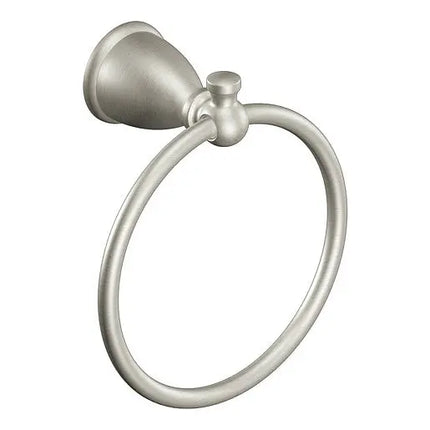 Moen Caldwell Brushed Nickel Towel Ring Y3186BN - Plumbing Market