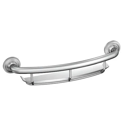 Moen Chrome 16" Grab Bar With Shelf LR2356DCH - Plumbing Market