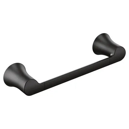 Moen Doux Matte Black Hand Towel Bar YB0286BL - Plumbing Market