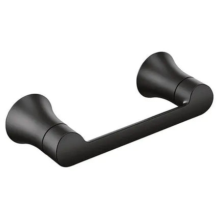 Moen Doux Matte Black Pivoting Toilet Paper Holder YB0208BL - Plumbing Market