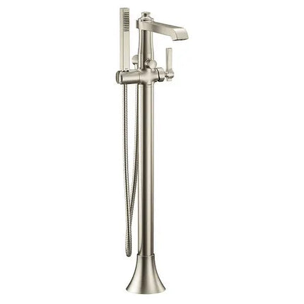Moen Flara Brushed Nickel One-Handle Tub Filler Includes Hand Shower S931BN - Plumbing Market