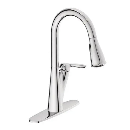 Moen Harlon Chrome One-Handle High Arc Pulldown Kitchen Faucet 87499 - Plumbing Market