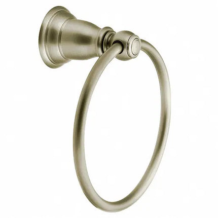 Moen Kingsley Brushed Nickel Towel Ring YB5486BN - Plumbing Market
