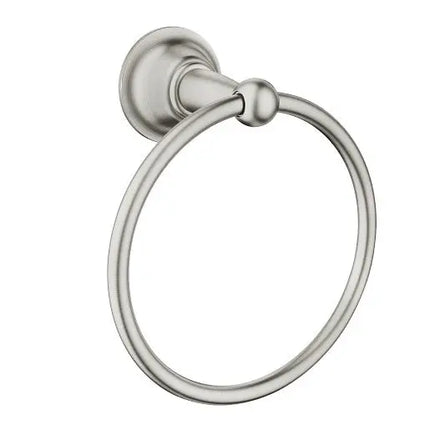 Moen Sage Brushed Nickel Towel Ring DN6886BN - Plumbing Market