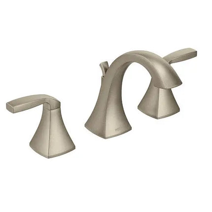 Moen Voss Brushed Nickel Two-Handle High Arc Bathroom Faucet T6905BN - Plumbing Market