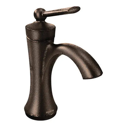 Moen Wynford Oil Rubbed Bronze One-Handle High Arc Bathroom Faucet 4500ORB - Plumbing Market