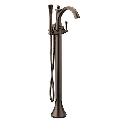 Moen Wynford Oil Rubbed Bronze One-Handle Tub Filler Includes Hand Shower 655ORB - Plumbing Market