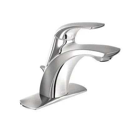 Moen Zarina Chrome One-Handle High Arc Bathroom Faucet WSL84533 - Plumbing Market