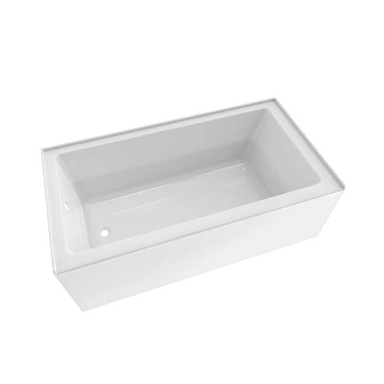 Neptune Albana 3266 IF AFR Acrylic Alcove Right-Hand Drain Bathtub in White - Plumbing Market
