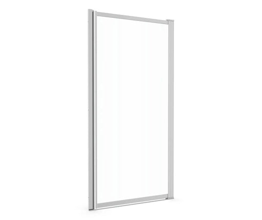 Pivolok 31-32 ¾ x 64 ½ in. Pivot Shower Door for Alcove Installation with Clear glass in Chrome - Plumbing Market
