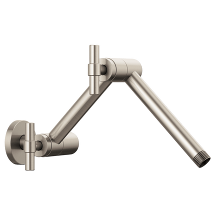 Brizo Linear Round Jointed Wall Mount Shower Arm And Flange RP81434NK - Plumbing Market