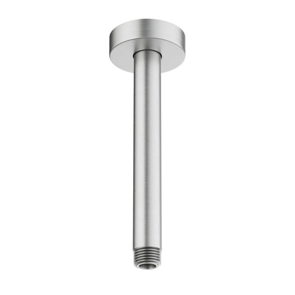 Rubi Brass Vert. Round Show. Arm 8 Po. Ss RBDVR8IX - Plumbing Market