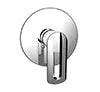 Rubi Myrto 1/2’’ B.-In P.Bal. Shower Valve Vol.Ctrl. Matte Black RMY77BK - Plumbing Market