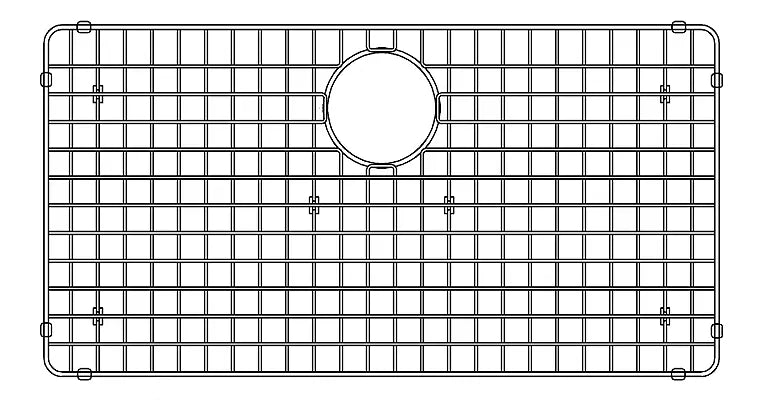 Rubi Sink Grid Polished S-Steel RGR820 - Plumbing Market