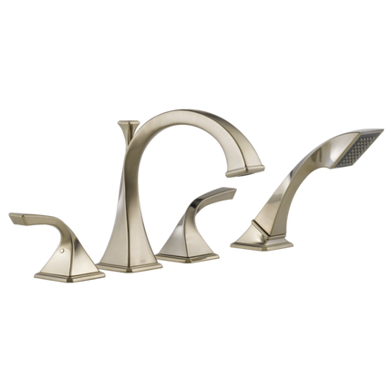 Brizo Roman Tub Faucet with Hand Shower T67430-BN - Plumbing Market