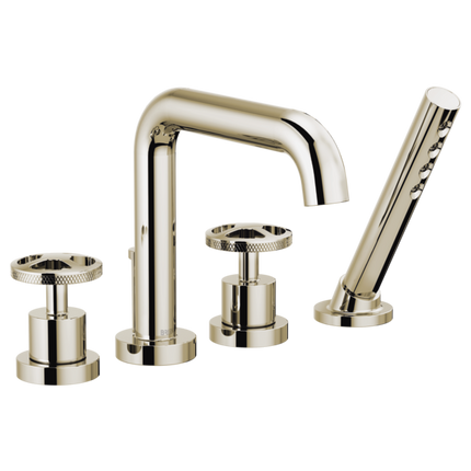 Brizo Roman Tub with Handshower - Less Handles T67435-PNLHP - Plumbing Market